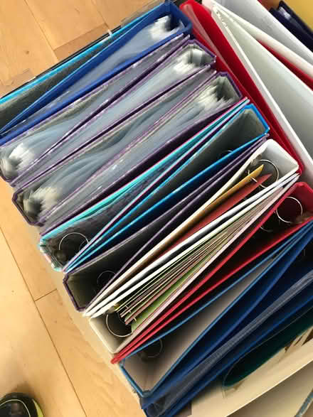 Photo of free 3 boxes assorted files & folders (Wootton OX13) #2