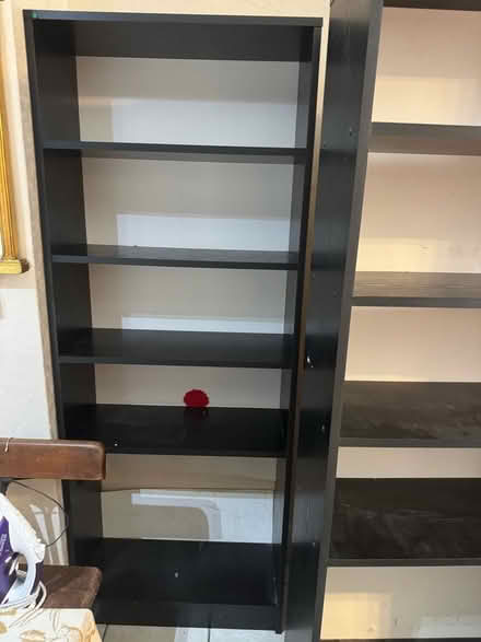 Photo of free Two black bookcases (Cutteslowe OX2) #2