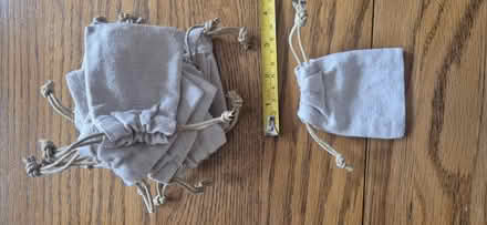 Photo of free 10 new mini hessian draw-string bags (Charlton OX12) #1