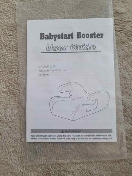 Photo of free Booster seat (Feltham TW13) #3