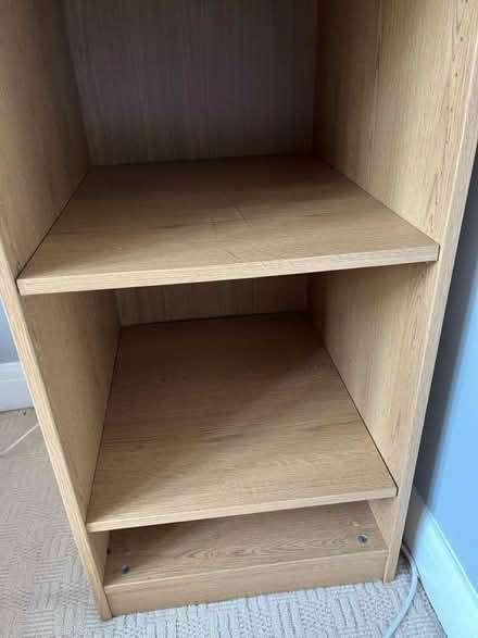 Photo of free Shelving unit Tall Deep wood (TN13 Sevenoaks) #3