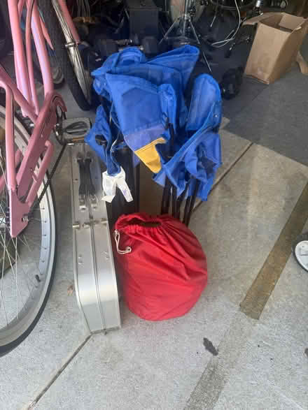 Photo of free Camping kid chairs & lantern (Downtown Pleasanton) #1