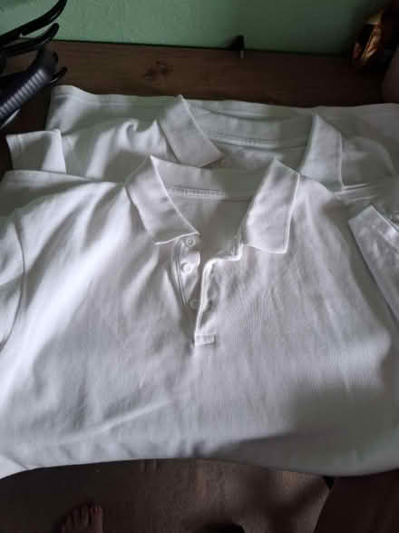 Photo of free White polo shirts (ME20) #1