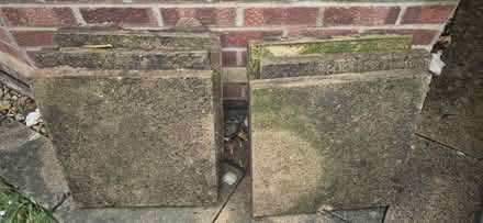 Photo of free Six 18"X18" square paving slabs (Charlton OX12) #1