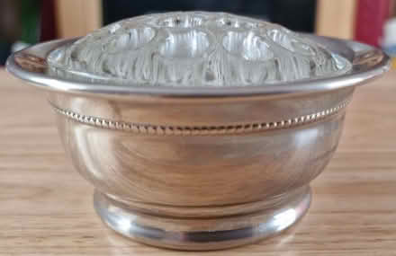 Photo of free Silver Flower Bowl (Lower Place OL16) #1