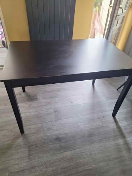 Photo of free Black dining table (St Helens) #1