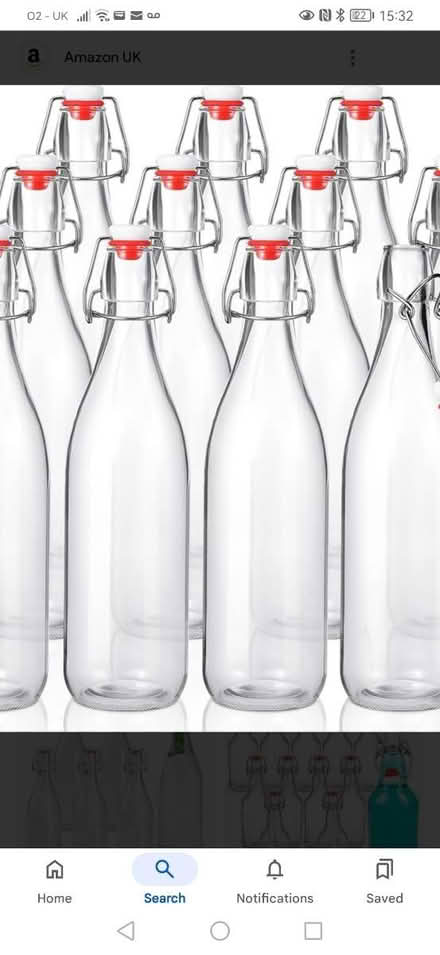 Photo of kilner flip top bottles (TN34 amhurst) #1