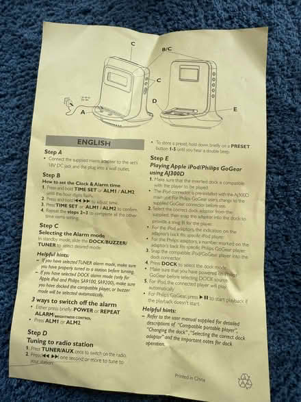 Photo of free Philips Docking Entertainment System (Highcliffe BH23) #3