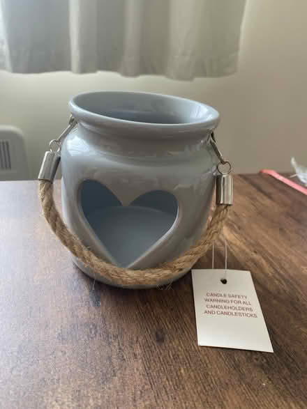 Photo of free Ceramic tea candle holder (Hackbridge CR4) #1