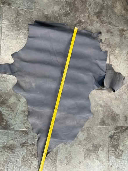 Photo of free Navy blue leather for crafting (Bexhill on sea TN39) #1