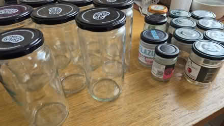 Photo of free Various size clear glass jars (Norcot RG30) #2