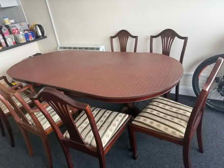 Photo of free 6‐seater dining table (Bognor Regis) #1