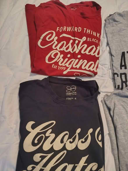 Photo of free 10 small crosshatch t-shirts (Gorgie EH11) #1