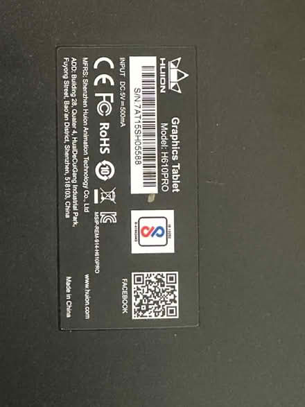 Photo of free Huion Graphics Tablet H610PRO (Tanley Rd & New Hampshire Ave) #3