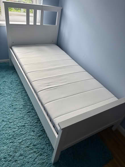 Photo of free Hemnes White Stain Single Bed Frame (Edgware, HA8) #2
