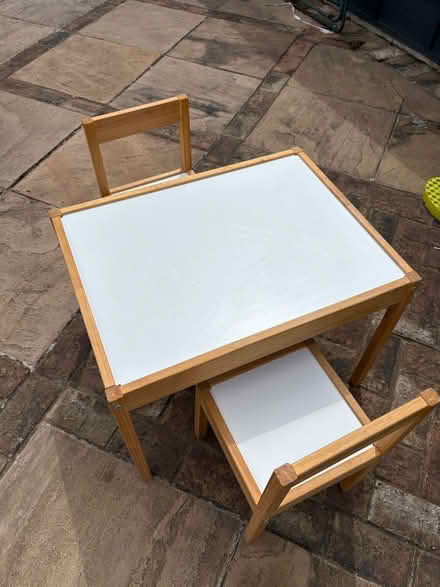 Photo of free Children’s table and 2 chairs (Teddington TW11) #1