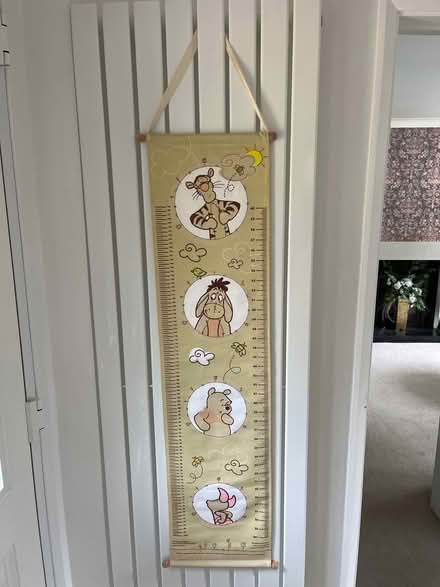 Photo of free Winnie the Pooh height hanger (Pirbright) #1