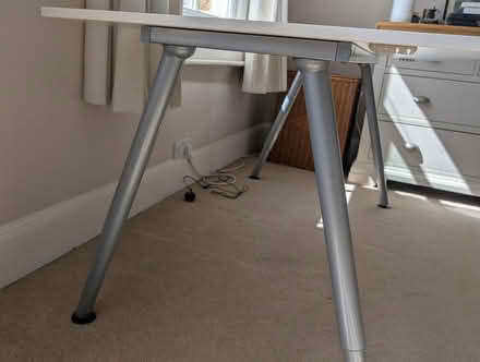 Photo of free IKEA office desk, adjustable legs (Ealing, W13) #3