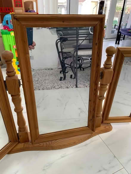 Photo of free Pine Shelf And Vanity Mirror (Chandlers Ford, SO53) #4