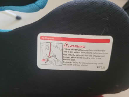 Photo of free Booster seat (Feltham TW13) #2
