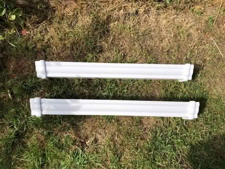 Photo of free 2x bookshelves (guttering) (CV32 North Leamington) #1