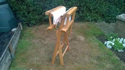 Photo of free Folding Director chair White canvas (High Brooms) #2