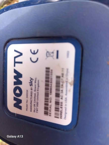 Photo of free NowTv adapter (Slough central SL1) #3