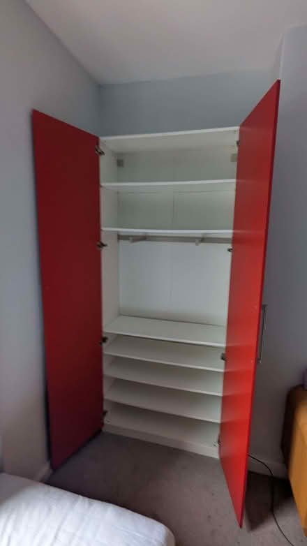Photo of free Red Ikea pax wardrobe (Bramley LS13) #2