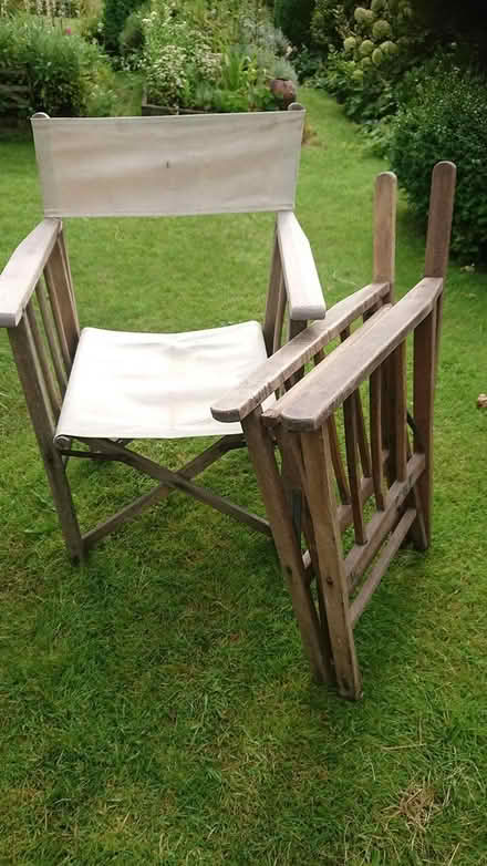 Photo of free 2 wooden folding chairs (Gressingham LA2) #1