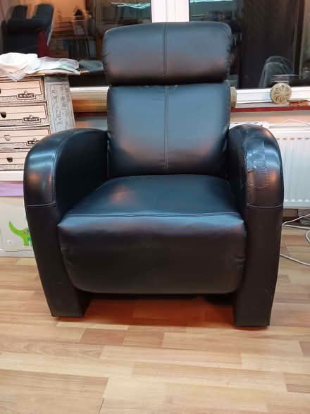 Photo of free Two black recliner chairs with working massage function (Billing Road East area) #1