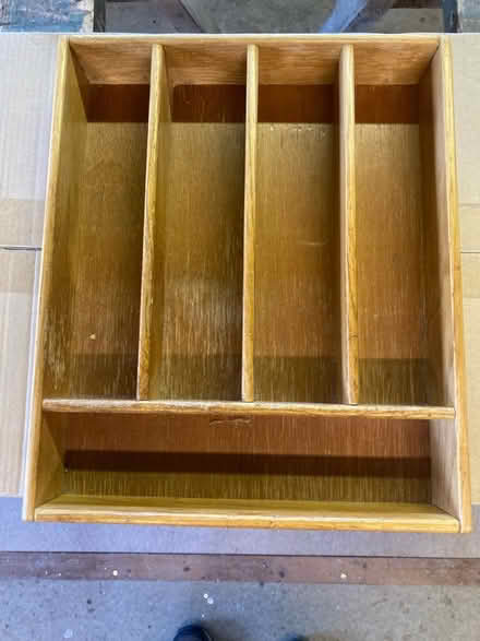 Photo of free Hardwood cutlery drawer insert. (Appleby-in-Westmorland CA16) #1