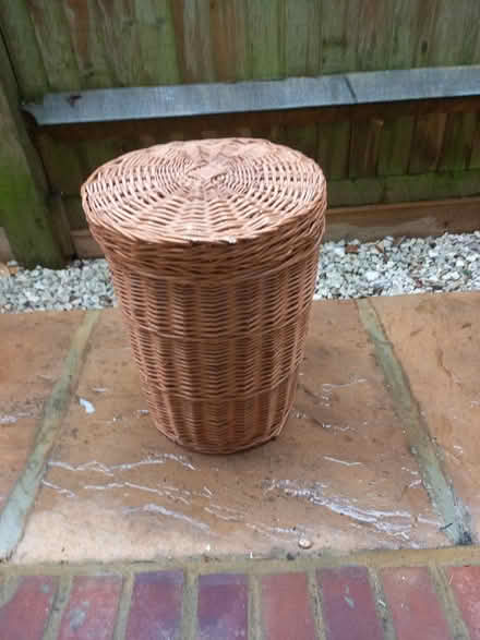 Photo of free Cylindrical Wicker Basket (TN24) #1