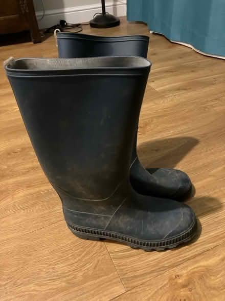 Photo of free Blue wellington boots size 6 (Roundwood AL5) #1
