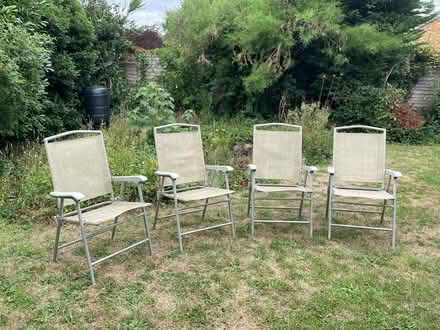 Photo of free Folding garden chairs (Barming Heath ME16) #2