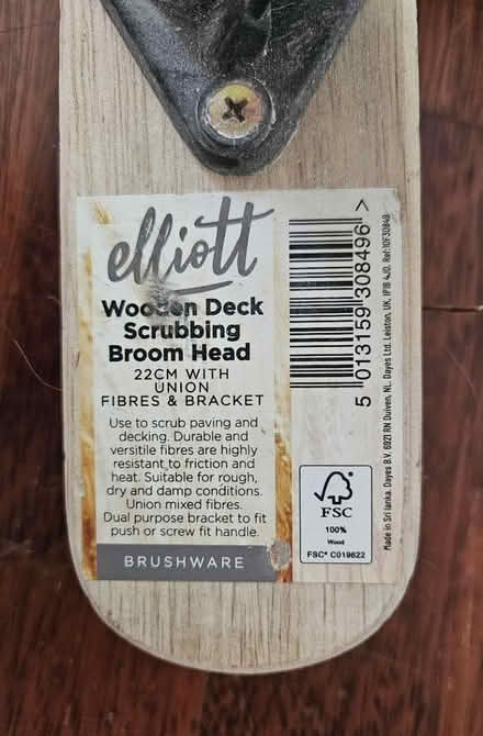 Photo of free Deck scrubbing brush (E15 1HB) #1