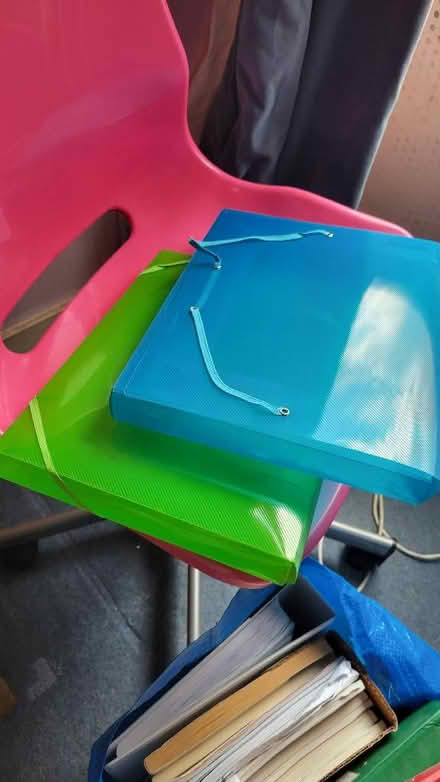 Photo of free 2 A4 plastic files (Palmer Park RG6) #1