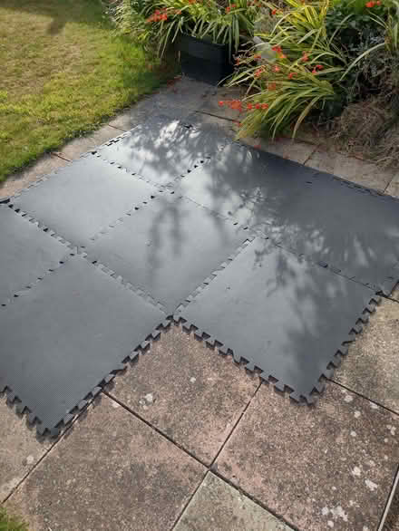 Photo of free 6 interlocking rubber mats (Alresford CO7) #1