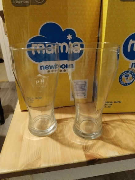 Photo of free A pair of beer glasses (Cranham Gate GL3) #1