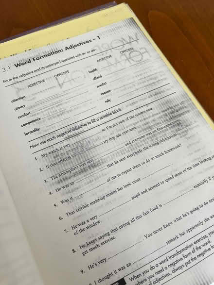 Photo of free Arch Lever file of ESOL English exercises (Palmer Park RG1) #2