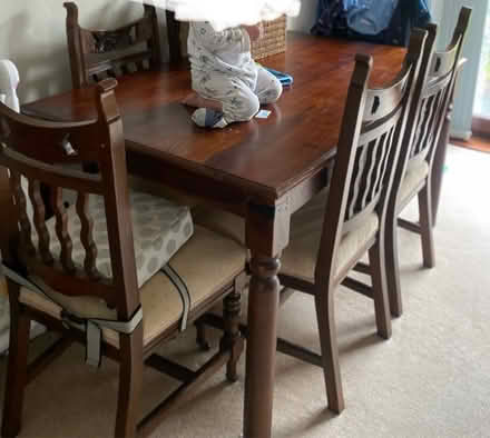 Photo of free Solid wooden table (Hightown L38) #1