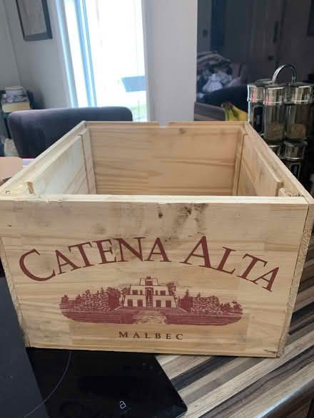 Photo of free Wooden crate box (Broadgate PR1) #1