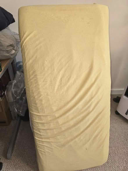 Photo of free Used cot mattress (useful for cushion/play space/dog bed) (Gay Village M1) #1