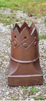 Photo of 3 salt glazed chimney pots (Helton CA10) #1