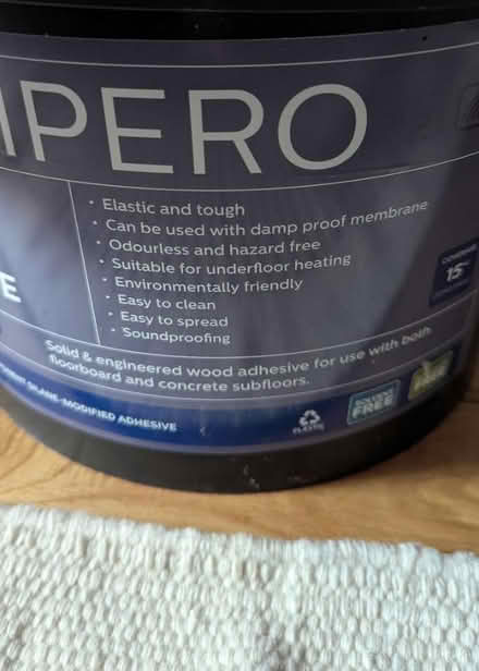 Photo of free Wood Floor Adhesive (unused) (Archway / Tufnell Park (N19)) #2