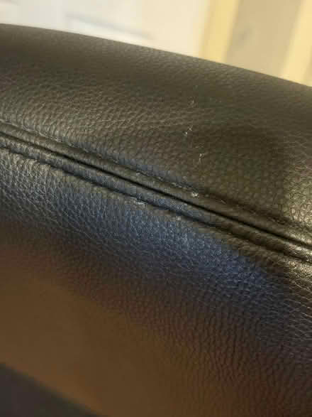 Photo of free IKEA imitation leather black office chair (Swarkestone DE73) #4