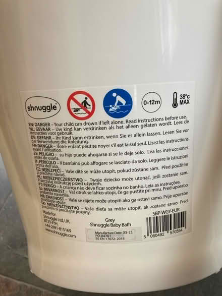 Photo of free Baby bath (Panshanger AL7) #3