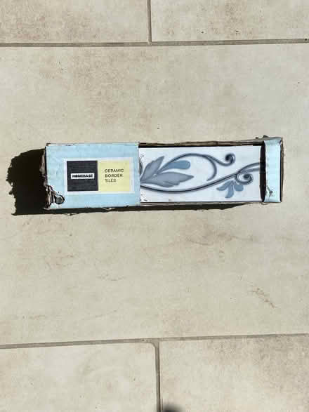 Photo of free Ceramic border tiles x 5 (Spacey Houses HG3) #1