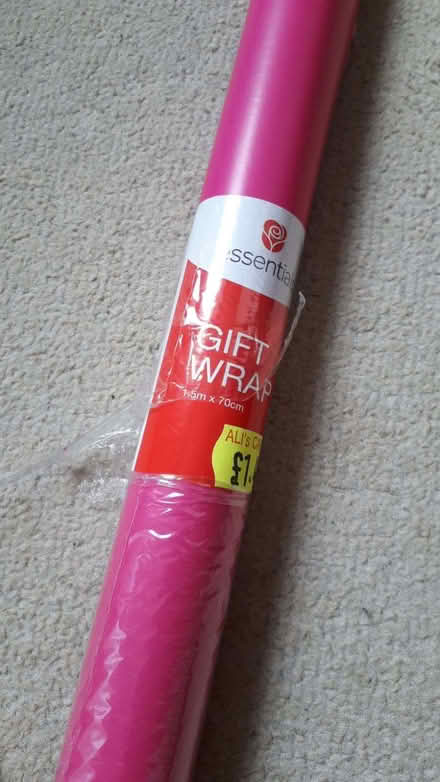 Photo of free Roll of pink gift paper (Stockbridge EH4) #1