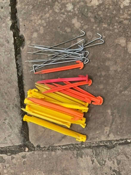 Photo of free Assorted tent pegs (Westcott RH4) #1