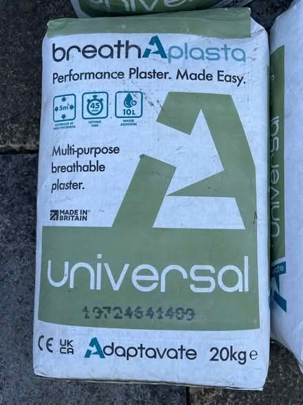 Photo of free Lime plaster 2x20kg bags (Didsbury M20) #1